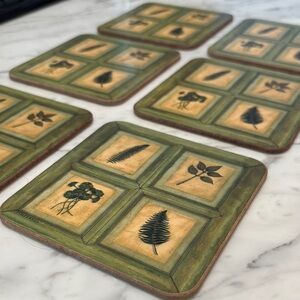 Set 6 - Vintage Pimpernel - Botanical Coasters